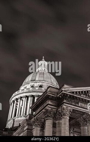 FRANKREICH. PARIS (75) PANTHEON. MONUMENT DOME BEI NACHT Stockfoto