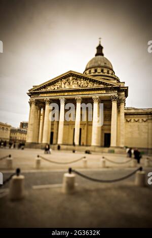 FRANKREICH. PARIS (75) PANTHEON-PLATZ AM SPÄTEN NACHMITTAG. Stockfoto