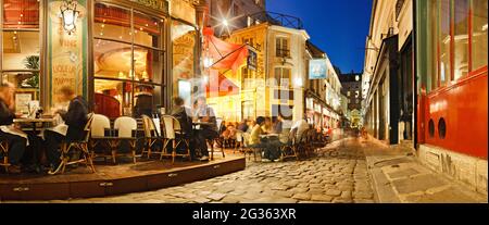 FRANKREICH. PARIS (75) SAINT-ANDRE DES ARTS PASSAGE (VITH) Stockfoto