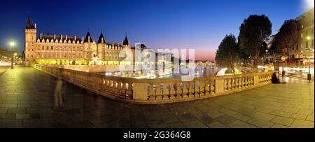 FRANKREICH. PARIS (75) CITE ISLAND. CONCIERGERIE Stockfoto