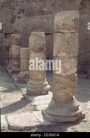 RUINAS - FOTO AÑOS 60. Lage: AUSSEN. HERODION. ISRAEL. Stockfoto