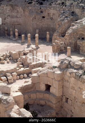 RUINAS - FOTO AÑOS 60. Lage: AUSSEN. HERODION. ISRAEL. Stockfoto