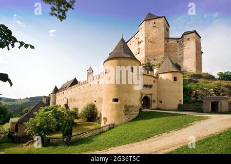 Schloss Rappottenstein, Österreich, Niederösterreich, Rappottenstein, Waldviertel Stockfoto