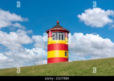 Leuchtturm Pilsum, Pilsum, Niedersachsen, Deutschland, Europa Stockfoto