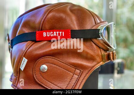 Molsheim, Hauptsitz von Bittau, wird der Voyron in der Manufaktur, Molsheim, Elsass, Frankreich, handgefertigt Stockfoto