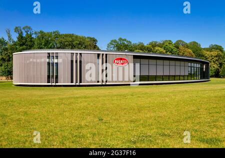Molsheim, Hauptsitz von Bittau, wird der Voyron in der Manufaktur, Molsheim, Elsass, Frankreich, handgefertigt Stockfoto