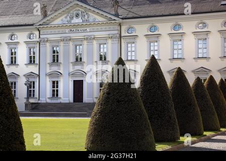 Schloss Bellevue, Regierungssitz des Bundespräsidenten, Berlin, Deutschland Stockfoto