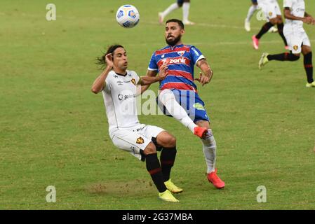 Fortaleza, Brasilien. Juni 2021. Ricardinhos des Sports während des Fußballspiels Campeonato Brasileiro zwischen Fortaleza und Sport in der Arena Castelao, Fortaleza, Brasilien. Kredit: SPP Sport Pressefoto. /Alamy Live News Stockfoto