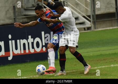 Fortaleza, Brasilien. Juni 2021. David von Fortaleza während des Fußballspiels Campeonato Brasileiro zwischen Fortaleza und Sport in der Arena Castelao, Fortaleza, Brasilien. Kredit: SPP Sport Pressefoto. /Alamy Live News Stockfoto