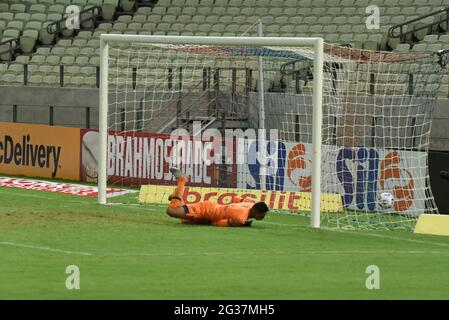 Fortaleza, Brasilien. Juni 2021. Mailson of Sport während des Fußballspiels Campeonato Brasileiro zwischen Fortaleza und Sport in der Arena Castelao, Fortaleza, Brasilien. Kredit: SPP Sport Pressefoto. /Alamy Live News Stockfoto