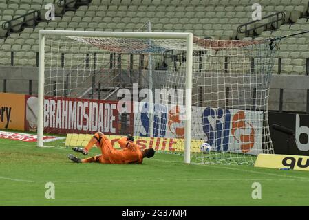 Fortaleza, Brasilien. Juni 2021. Mailson of Sport während des Fußballspiels Campeonato Brasileiro zwischen Fortaleza und Sport in der Arena Castelao, Fortaleza, Brasilien. Kredit: SPP Sport Pressefoto. /Alamy Live News Stockfoto