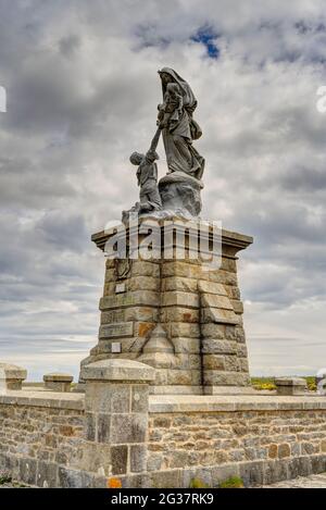 Pointe du Raz, Bretagne, Frankreich Stockfoto