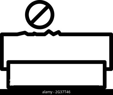 Ikone des Perfektionismus-Süchtigen. Skizzieren Perfektionismus süchtig Vektor-Symbol für Web-Design isoliert auf weißem Hintergrund Stock Vektor