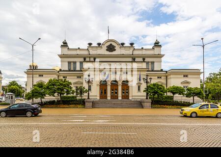 Nationalversammlung der Republik Bulgarien in Sofia Stockfoto