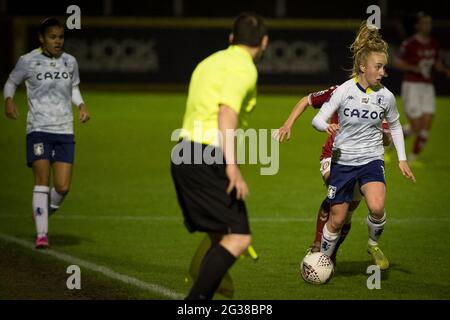 Bath, England 13. Januar 2021. FA Continental League Cup Viertelfinalspiel zwischen Bristol City und Aston Villa. Stockfoto