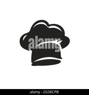 Logo des Chefkochs. Food Symbol für die Gestaltung von Restaurant-Menü oder Café Stock Vektor