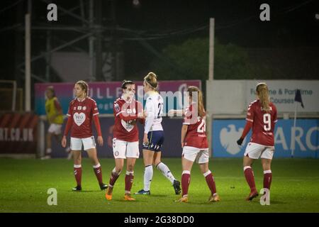 Bath, England 13. Januar 2021. FA Continental League Cup Viertelfinalspiel zwischen Bristol City und Aston Villa. Stockfoto