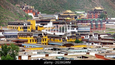 Labrang Kloster - Xiahe, Gannan, Gansu - china Stockfoto