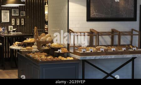 Café-Bar und Bäckerei Bangkok Baking Company BBCO Stockfoto