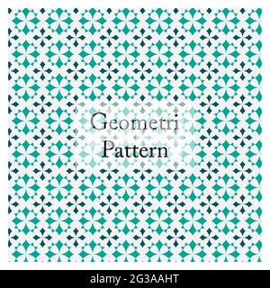 Geometrisches Muster. Schön dekorierter geometrischer Hintergrund. vektorgrafik Stockfoto