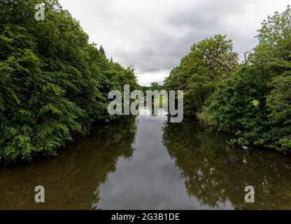 Glanusk Estate, Crickhowell, Powys. Wales, Großbritannien Stockfoto