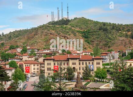 Kastamonu/Türkei - 23/05/2010 - Kastamonu Historisches Regierungsgebäude von Kastamonu in der Türkei Stockfoto