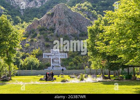 Mineralbäder Rupite bei Petrich, Bulgarien Stockfoto