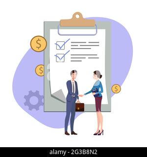 Geschäftsseminar.stilisiertes Image. Vektor. Stockfoto