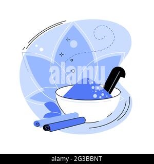 Ayurvedische Diät abstrakte Konzept Vektor Illustration. Stock Vektor