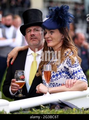 Rennfahrer während des Tages eines von Royal Ascot auf der Ascot Racecourse. Bilddatum: Dienstag, 15. Juni 2021. Stockfoto