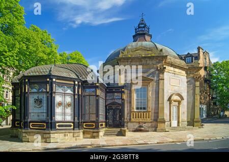 VEREINIGTES KÖNIGREICH. North Yorkshire, Harrogate, Royal Pump Room Stockfoto