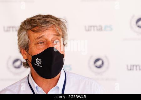 Malaga, Spanien. Juni 2021. Jose Francisco Murillo Mas, gesehen während einer Pressekonferenz wegen EVAU-Prüfungen. Hochschulzugangsprüfungen Beginnen In Andalusien. Kredit: SOPA Images Limited/Alamy Live Nachrichten Stockfoto