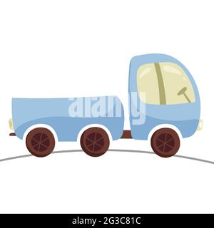 Spielzeugauto. Auto für den Transport. Vektorgrafik. Stock Vektor