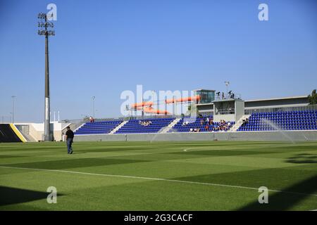 Wien, Österreich. 14. Juni 2021. Beim Freundschaftsspiel Womens International zwischen Österreich und Italien in der Wiener Neustadt Arena in Wien, Österreich. Kredit: SPP Sport Pressefoto. /Alamy Live News Stockfoto