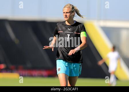 Wien, Österreich. Juni 2021. Carina Wenninger beim Freundschaftsspiel der Womens International zwischen Österreich und Italien in der Wiener Neustadt Arena in Wien, Österreich. Kredit: SPP Sport Pressefoto. /Alamy Live News Stockfoto