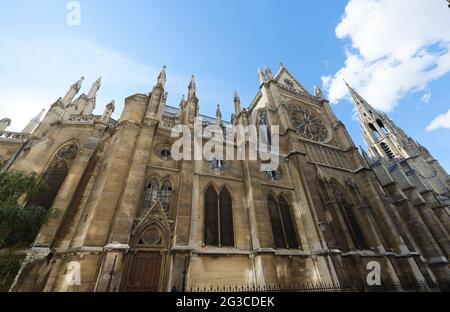 Die katholische Basilika Saint Clotilde, Paris, Frankreich. Stockfoto