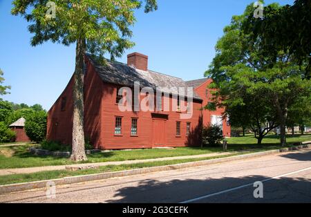 The Jefferds Tavern - Old York Museum Center - Old York Historical Society. York, Maine, USA Stockfoto