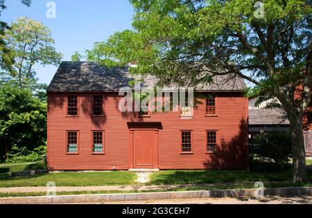 The Jefferds Tavern - Old York Museum Center - Old York Historical Society. York, Maine, USA Stockfoto