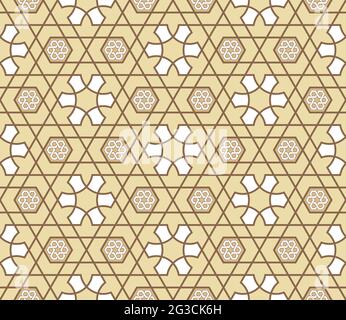 Nahtlose geometrische Muster Hintergrund, Vektor-Illustration Stock Vektor