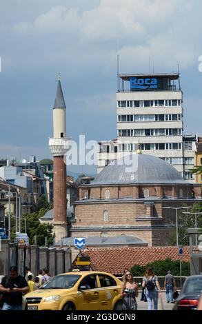 Banya Bashi Masjid in Sofia, Bulgarien. Stockfoto