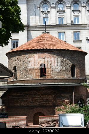 Kirche St. George Rotunda ist die älteste Kirche in Sofia, Bulgarien. Stockfoto