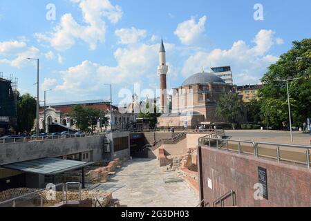 Banya Bashi Masjid in Sofia, Bulgarien. Stockfoto