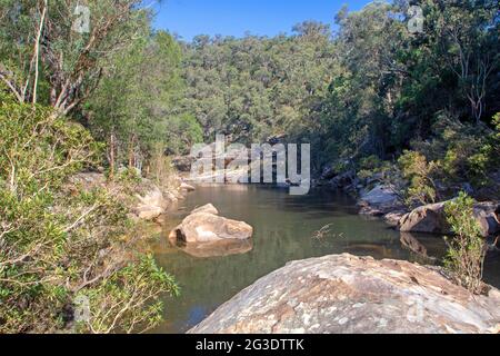 Jellybean Pool, Blue Mountains National Park Stockfoto