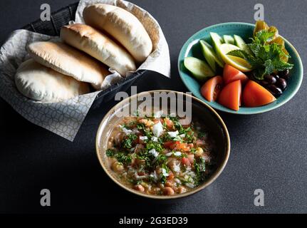 Bilder von Pita Brot Essen Stockfoto