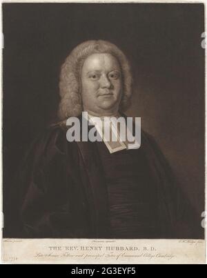 Porträt von Henry Hubbard. . Stockfoto
