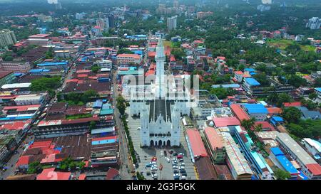 Luftaufnahme von kerala indien Klicken Sie auf Standort kochi Stockfoto