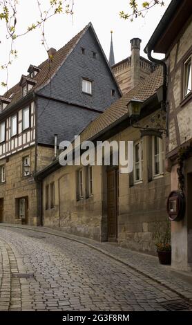 Stadt-Motiv von Kronach Stockfoto