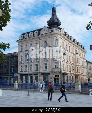 Alte Residenz in Krakau Polen Stockfoto