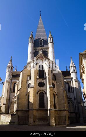 Eine Kirche in der Stadt Dijon Stockfoto