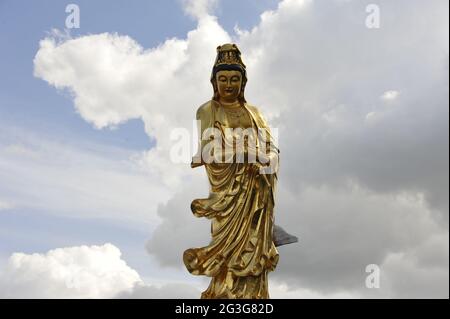 Avalokiteshvara Bodhisattva Statue in Pagodas Vien Giac Hannover 2014 Stockfoto